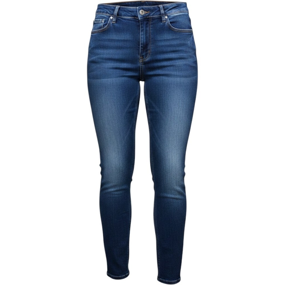 Legend London Slim Fit Jeans Mens 34x32 Dark‎ Wash Blue Excellent Stretch Denim